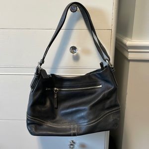 Coach Black Leather Shoulder bag / pocketbook